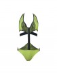 Costum de Baie Intreg Verde 0013848V4